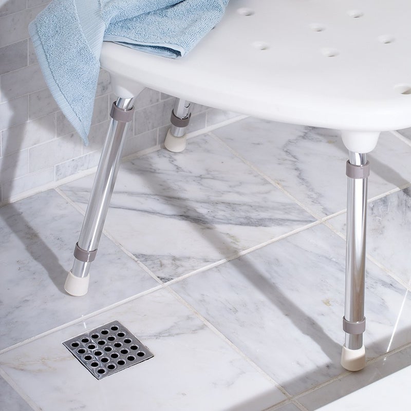 SoftTouch Slip-On Rubber Chair Leg Tips â€“ 1 1/4" Round Non-Slip Furniture Floor Protectors for Hardwood, Tile & Linoleum, White, 4 Pack - Image 4